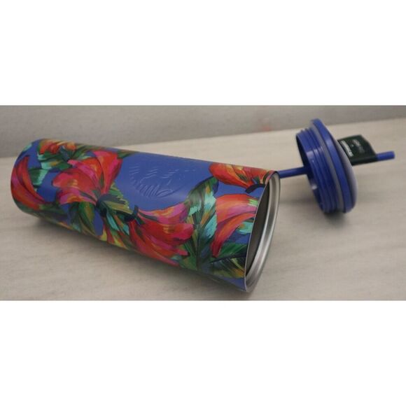 Farm Rio +Starbucks Blue Banana Mix 24oz Cold Cup Tumbler Summer '25 Lmt. Edt. - Picture 10 of 10